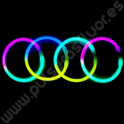 Pulseras Luminosas Bicolor (100 uds)